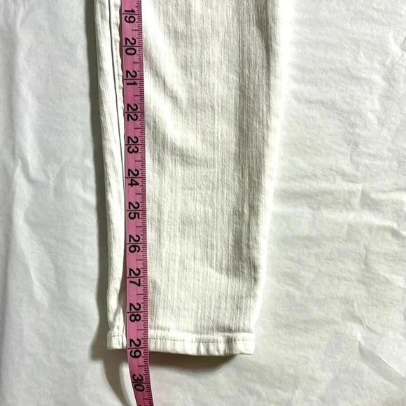 Madewell Tall 9" High-Rise white Skinny Jeans size 27T - Picture 12 of 14